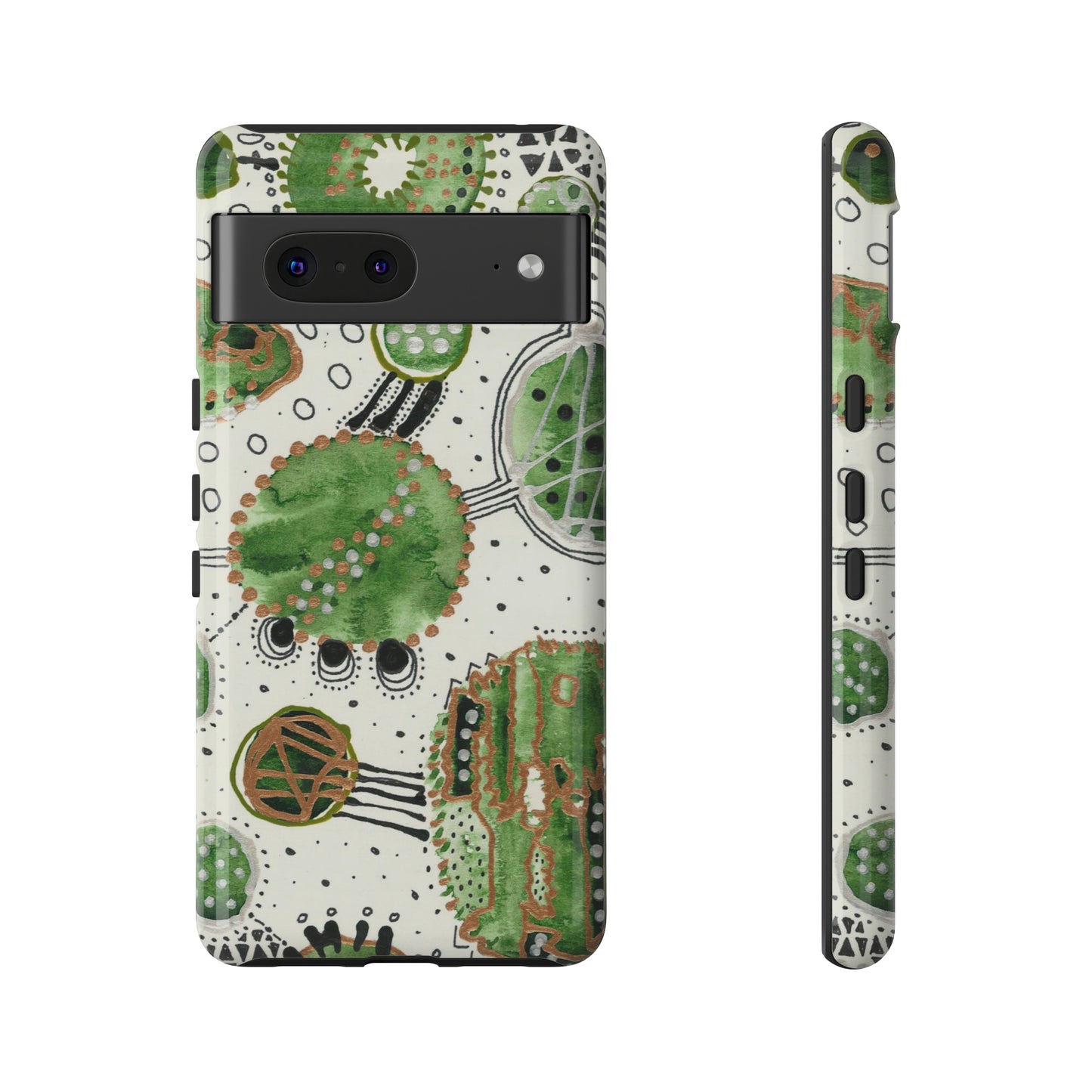 Phone Case - Green Bliss Bubbles