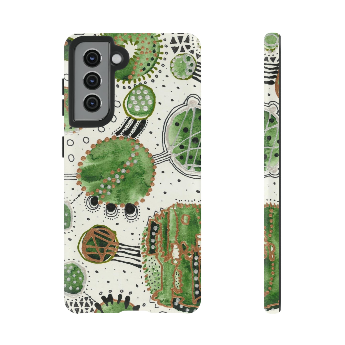Phone Case - Green Bliss Bubbles