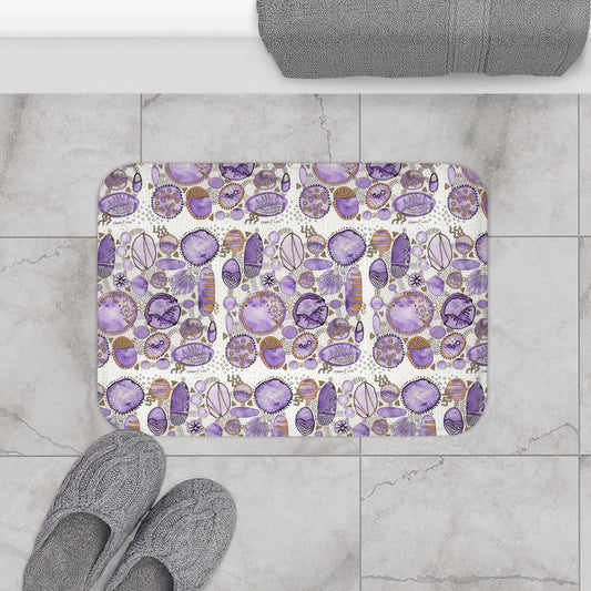 Bath Mat: Purple Bliss Bubbles
