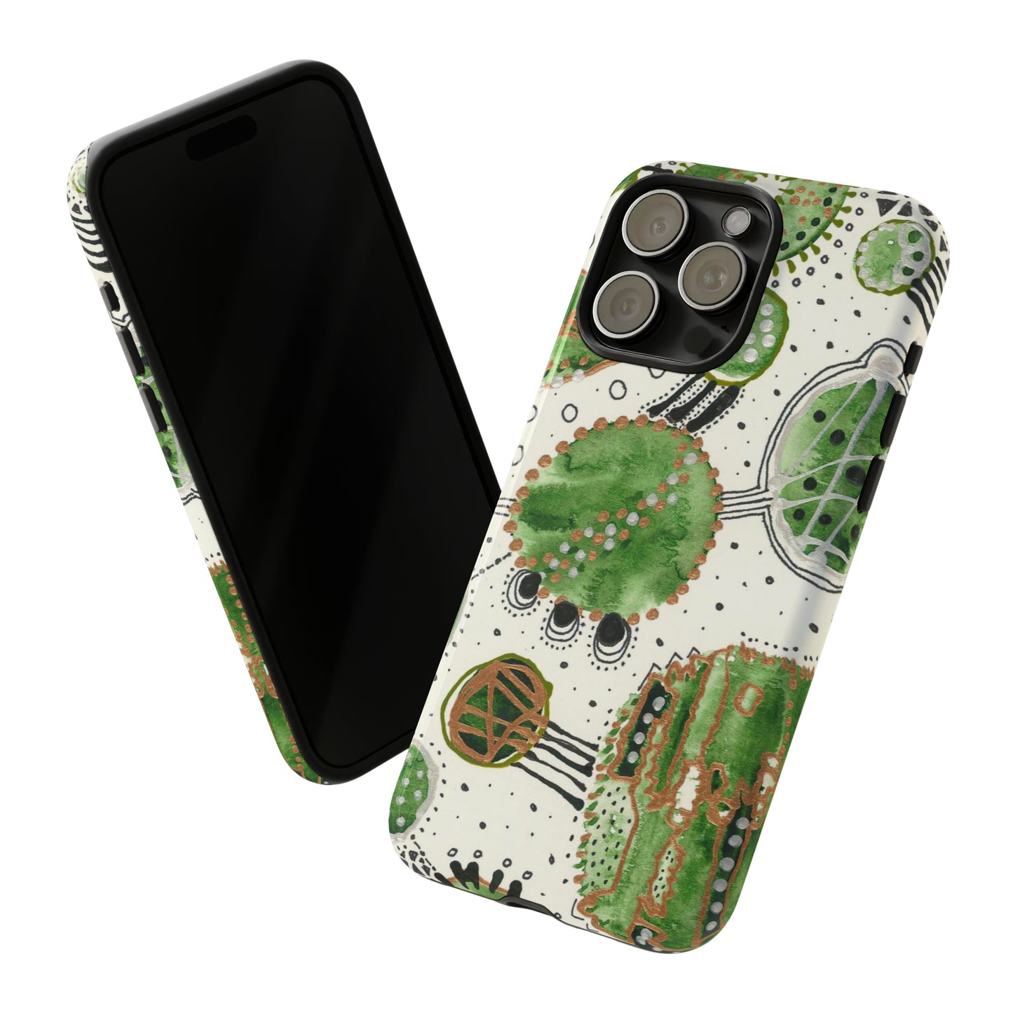 Phone Case - Green Bliss Bubbles