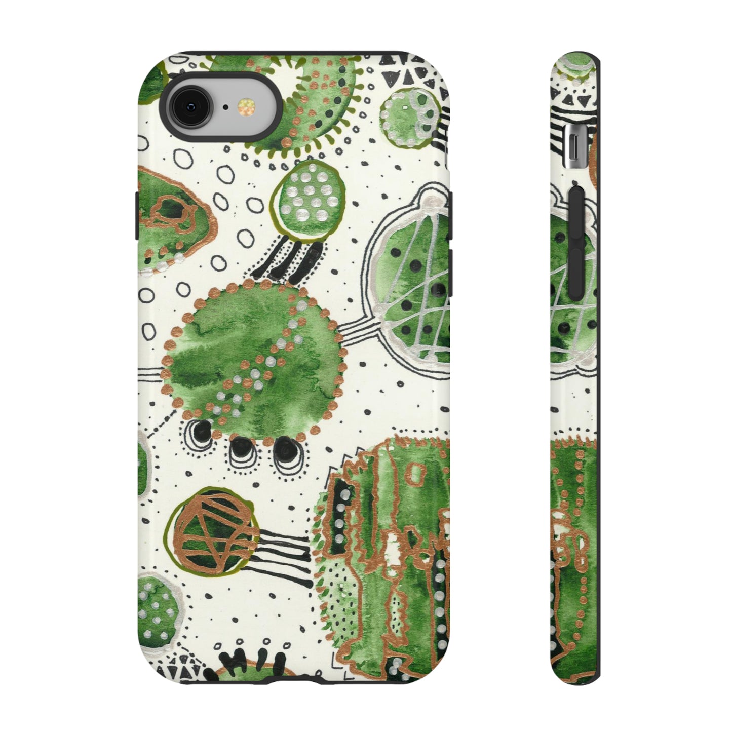 Phone Case - Green Bliss Bubbles