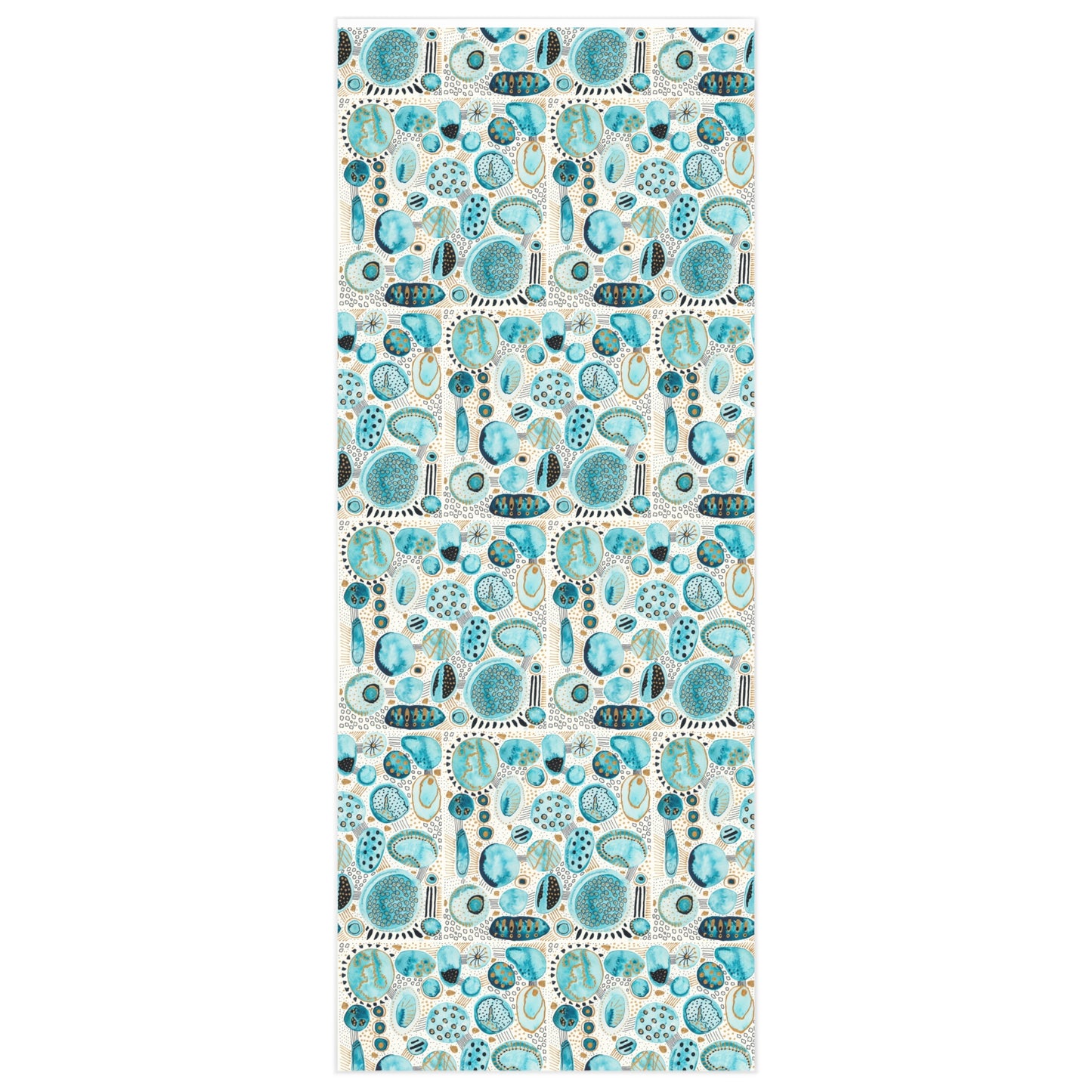 Wrapping Paper - :Aqua Bliss Bubbles"