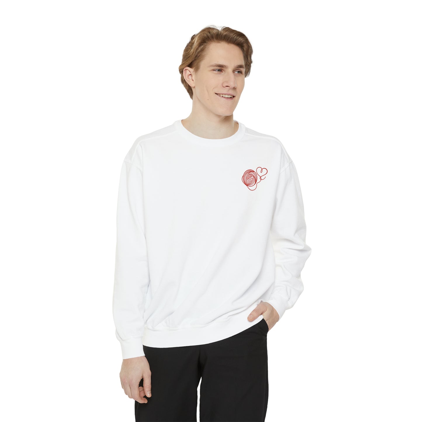 Red Thread Dancing Women Garment-Dyed Sweatshirt