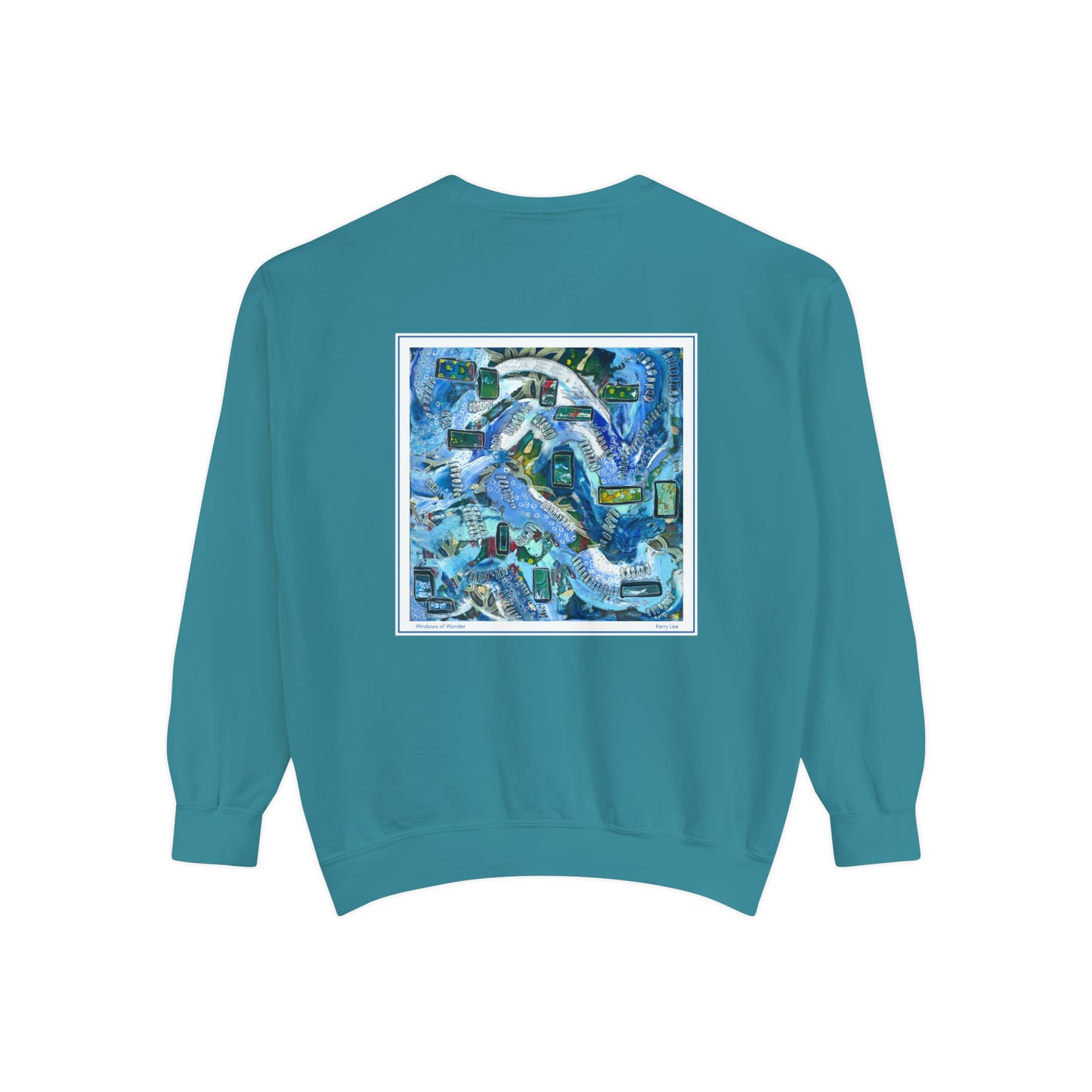 "Windows of Wonder" Garment-Dyed Sweatshirt
