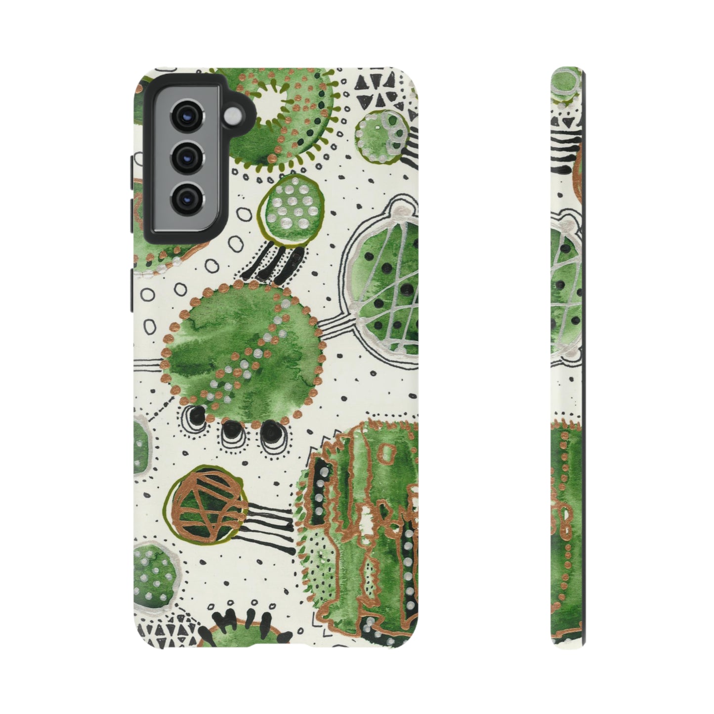 Phone Case - Green Bliss Bubbles