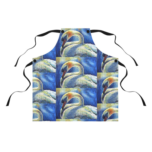 Apron: "Serenity Swan"