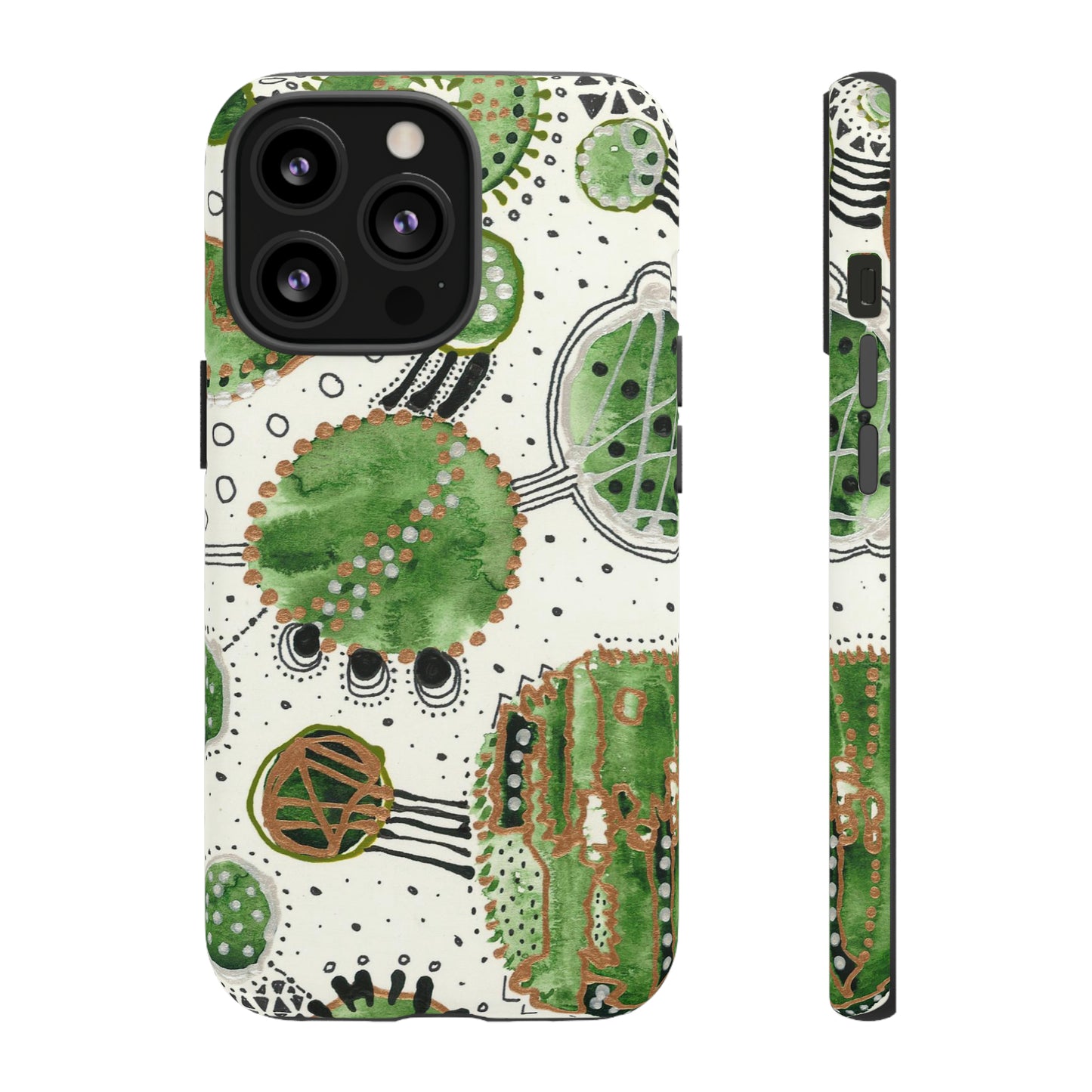Phone Case - Green Bliss Bubbles