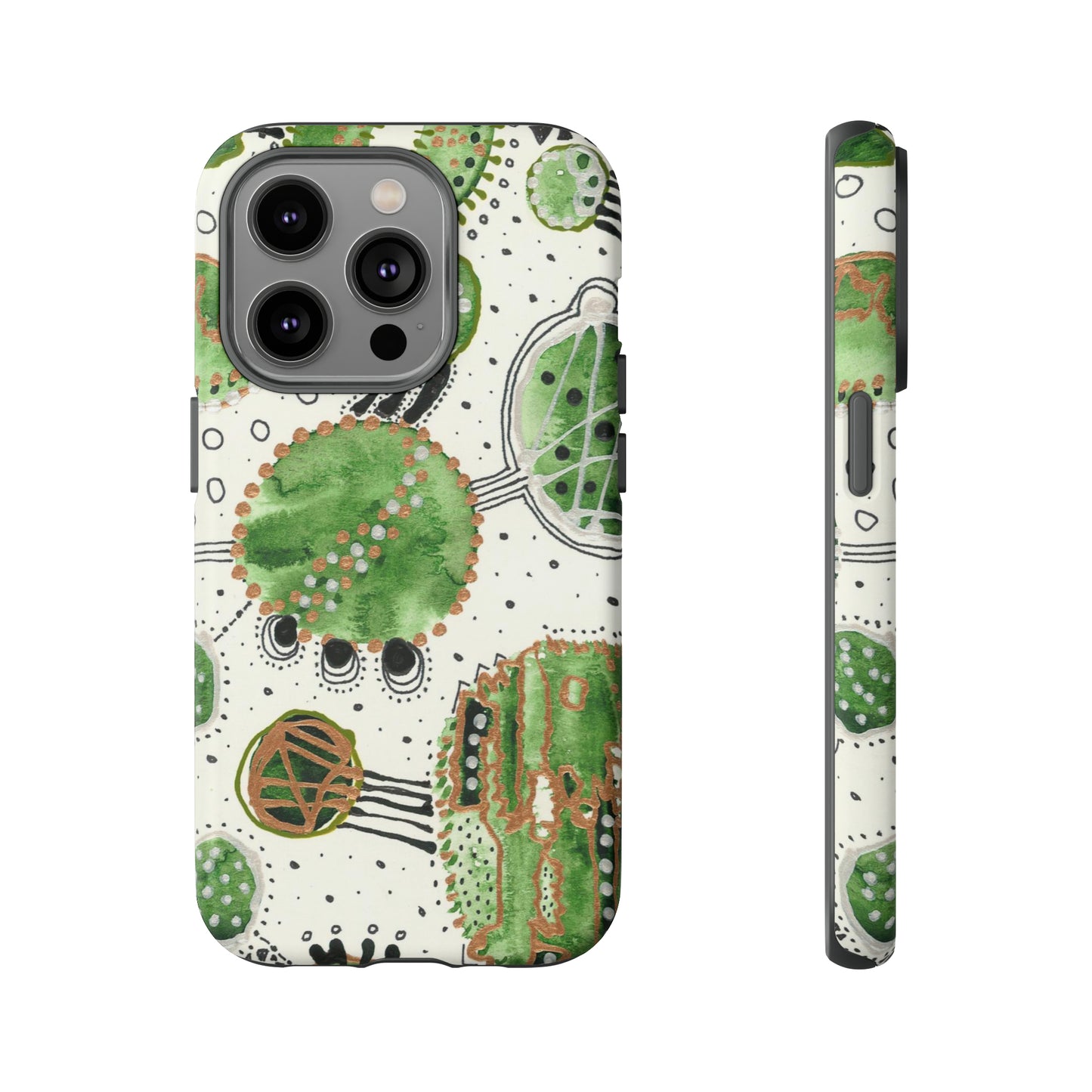 Phone Case - Green Bliss Bubbles