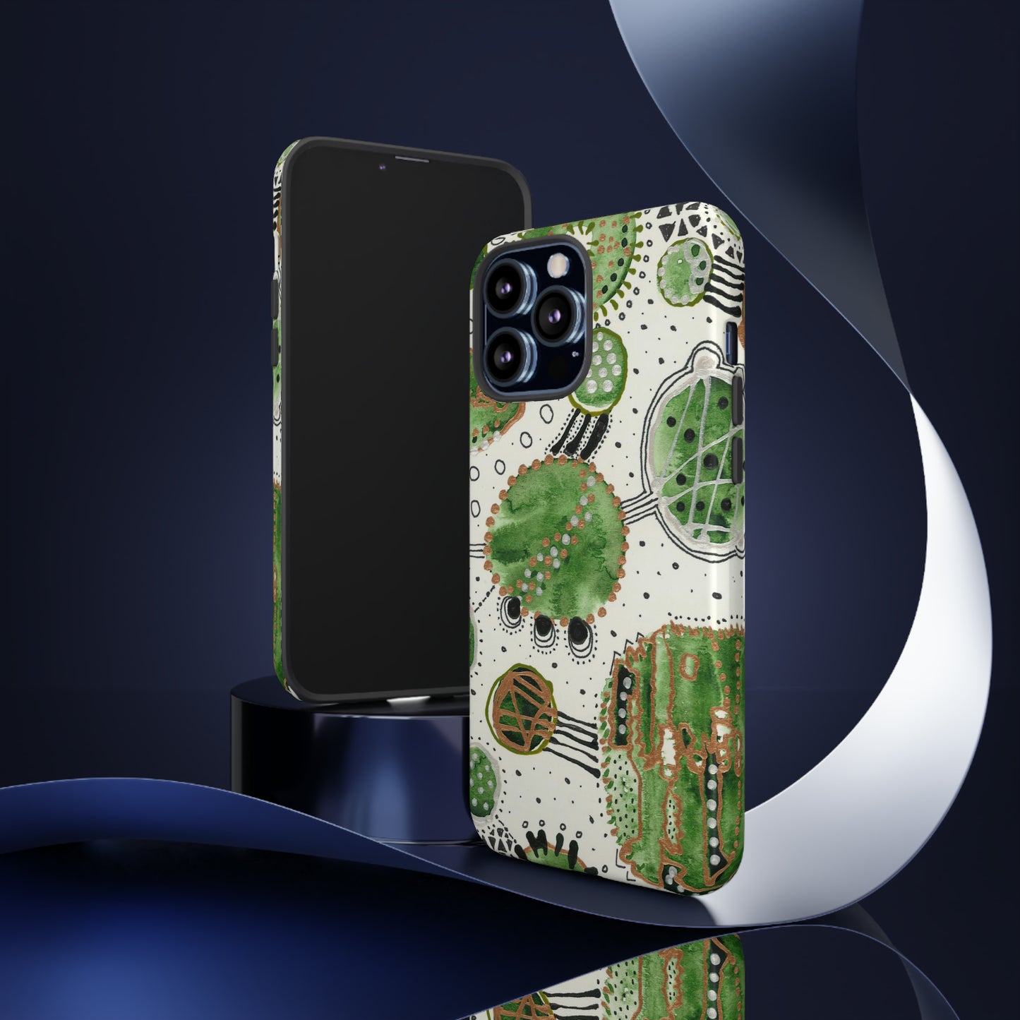 Phone Case - Green Bliss Bubbles