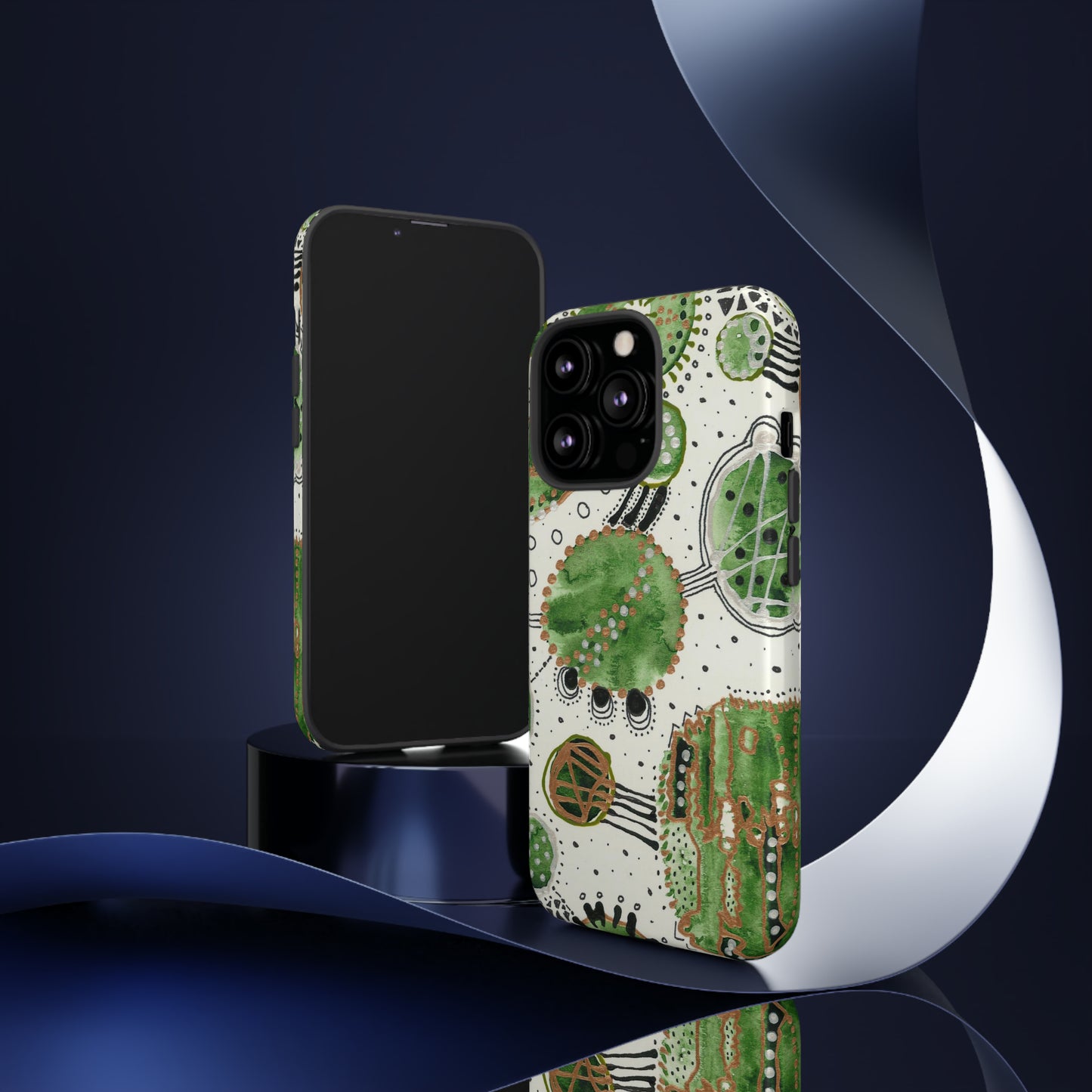 Phone Case - Green Bliss Bubbles