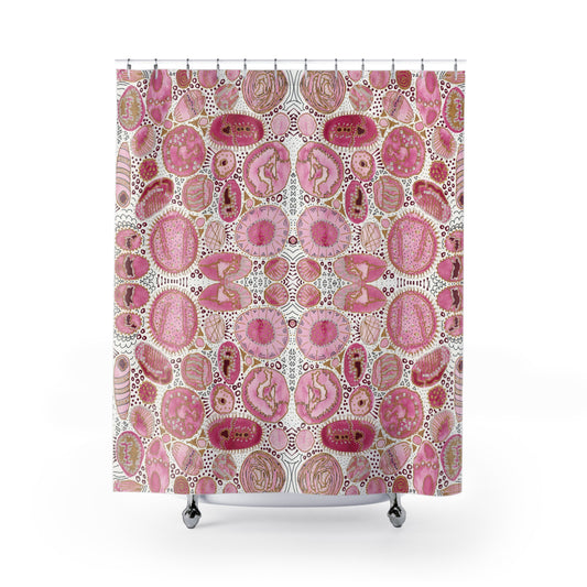 Shower Curtain - Pink Bliss Bubbles