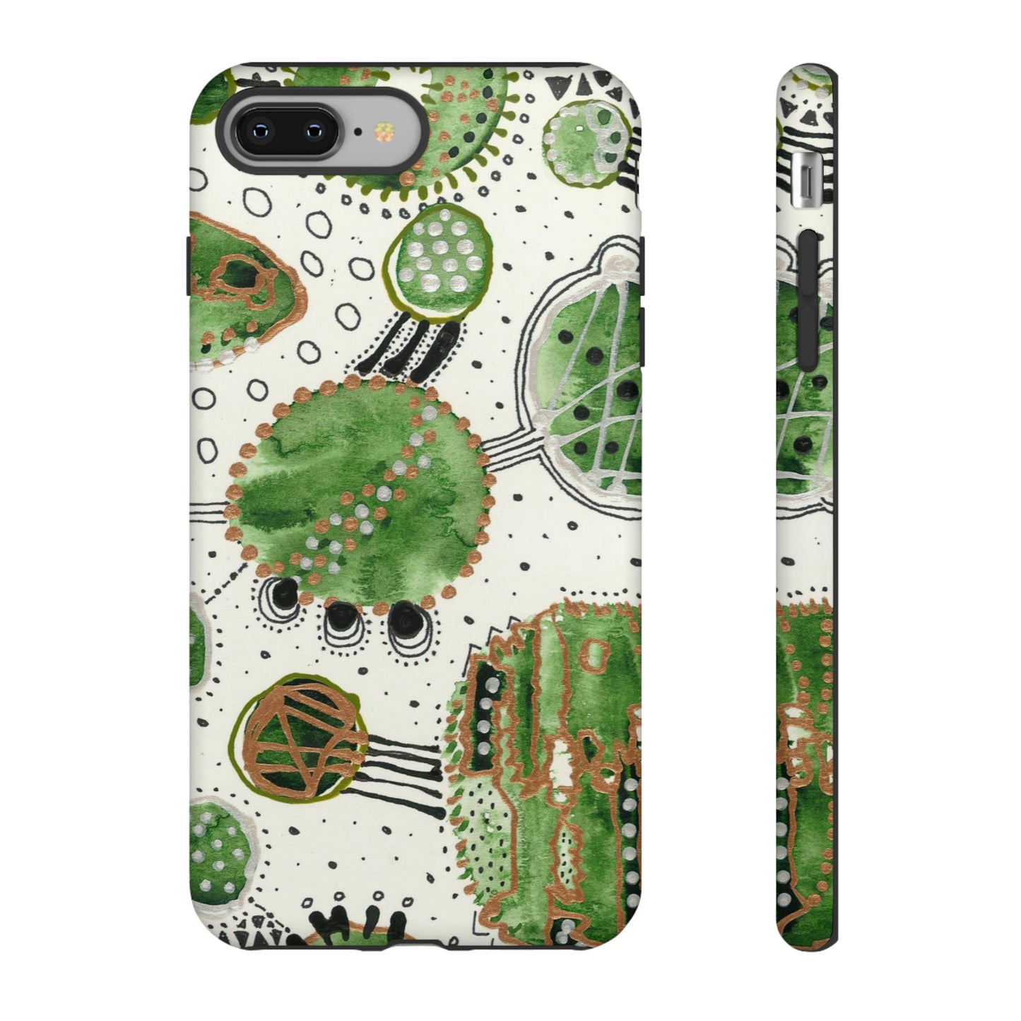 Phone Case - Green Bliss Bubbles