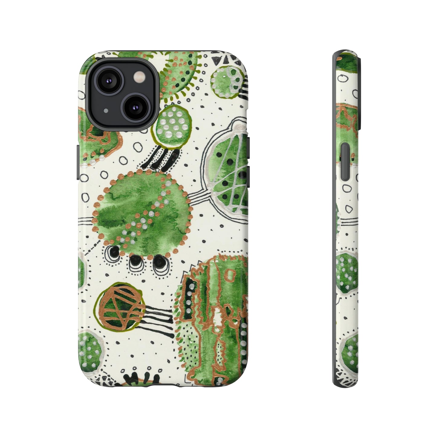 Phone Case - Green Bliss Bubbles