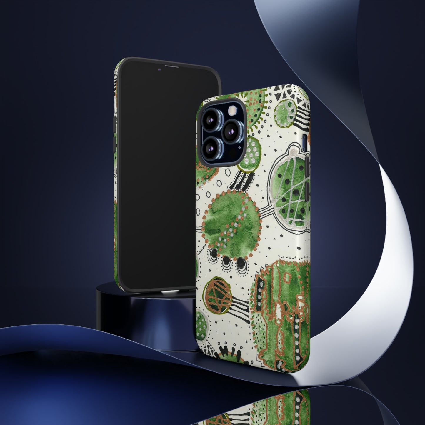 Phone Case - Green Bliss Bubbles