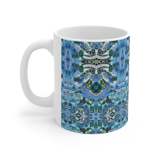 "Windows of Wonder" Artistic Ceramic Mug 11oz