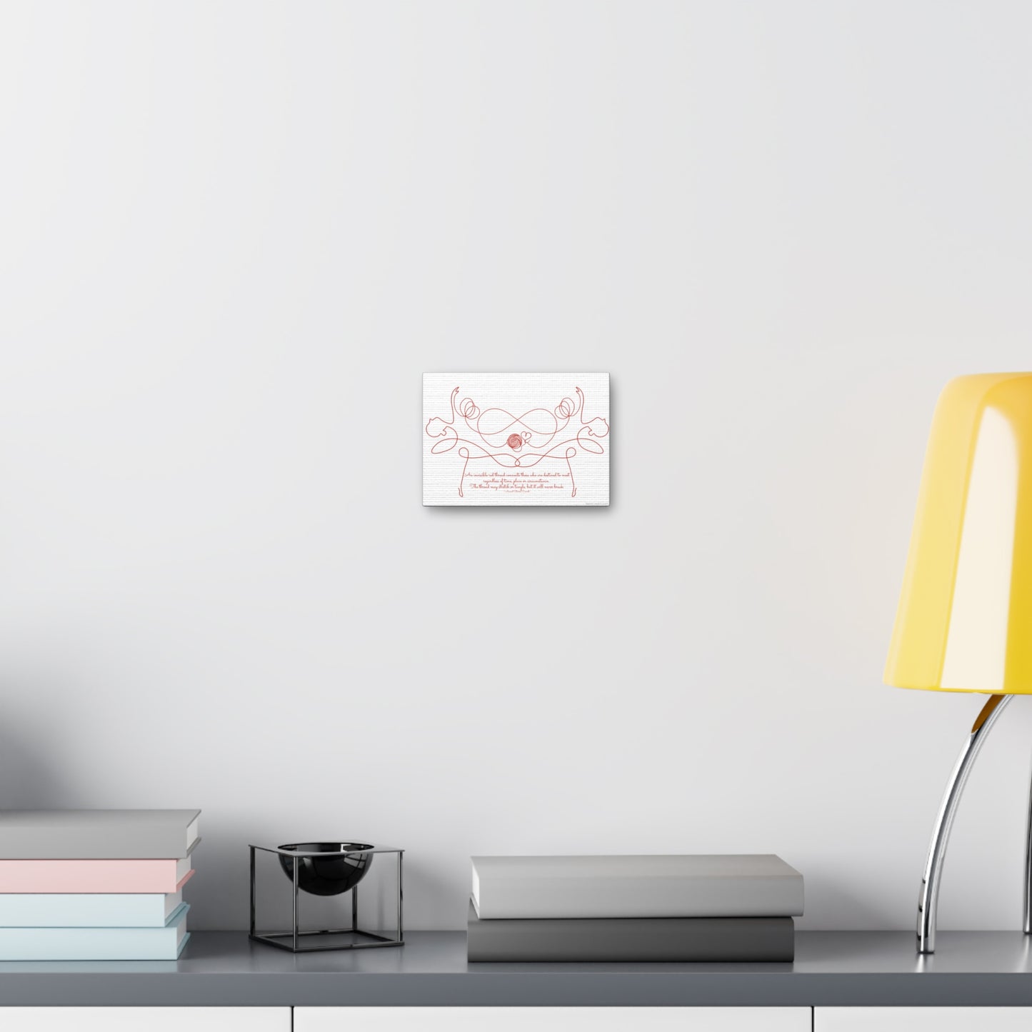 Red Thread Dancing Women Canvas, Gallery Wrap
