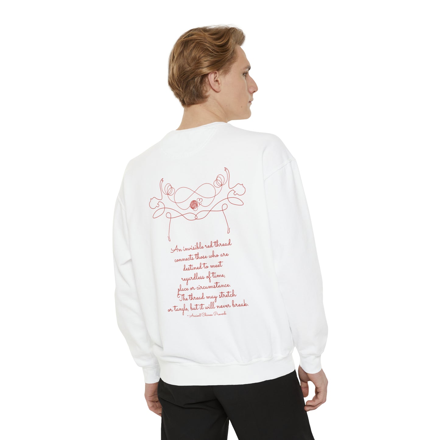 Red Thread Dancing Women Garment-Dyed Sweatshirt