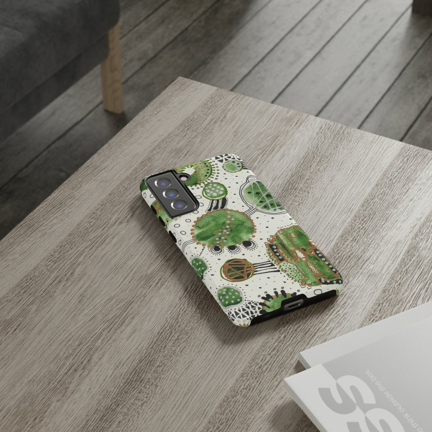 Phone Case - Green Bliss Bubbles
