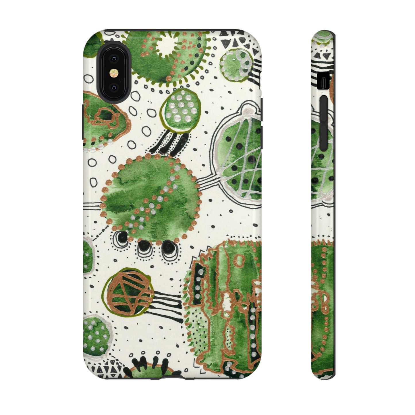 Phone Case - Green Bliss Bubbles