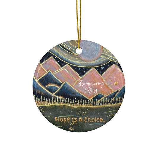 Special Edition "Remembering Riley - Hope is a Choice” Ornament (1 piece, 3pcs, 5pcs or 10pcs)