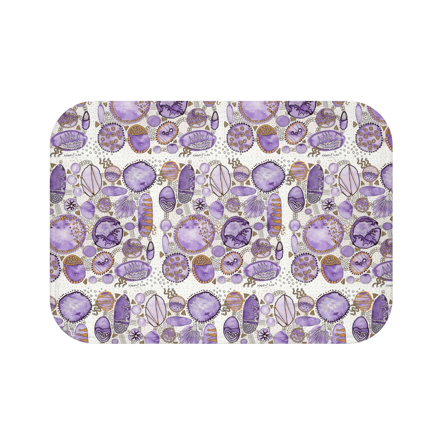 Bath Mat: Purple Bliss Bubbles