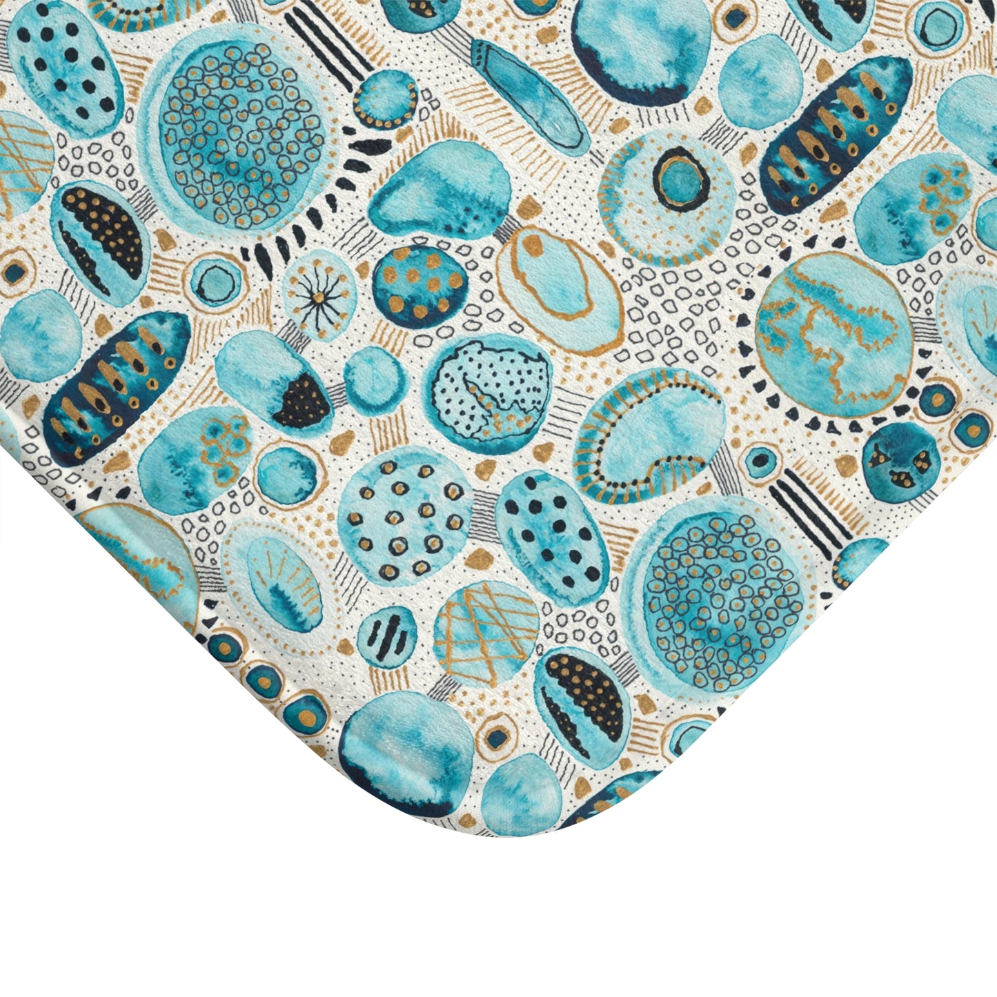 Bath Mat: Aqua Bliss Bubbles