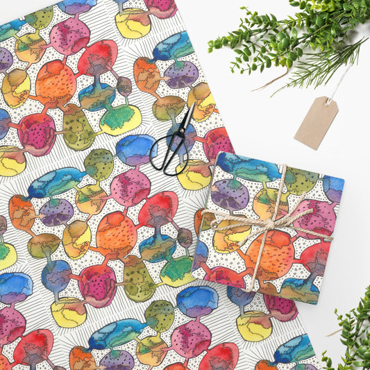 Wrapping Paper - Rainbow Bliss Bubbles