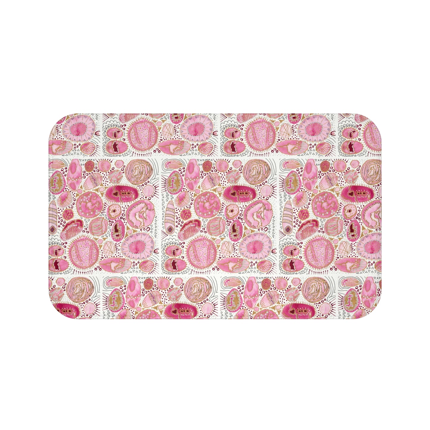Bath Mat: Pink Bliss Bubbles