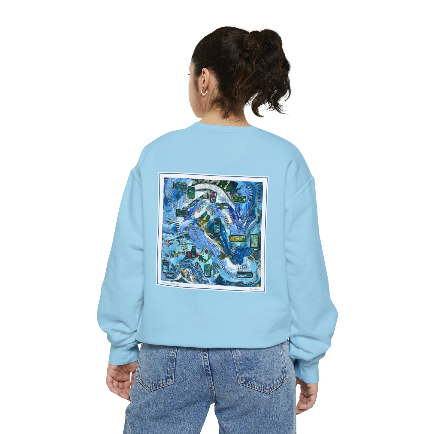 "Windows of Wonder" Garment-Dyed Sweatshirt