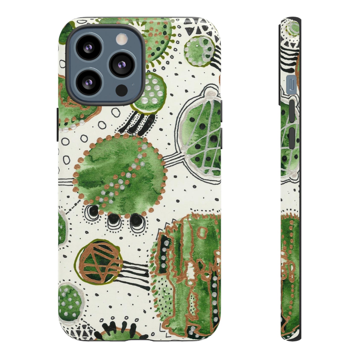 Phone Case - Green Bliss Bubbles