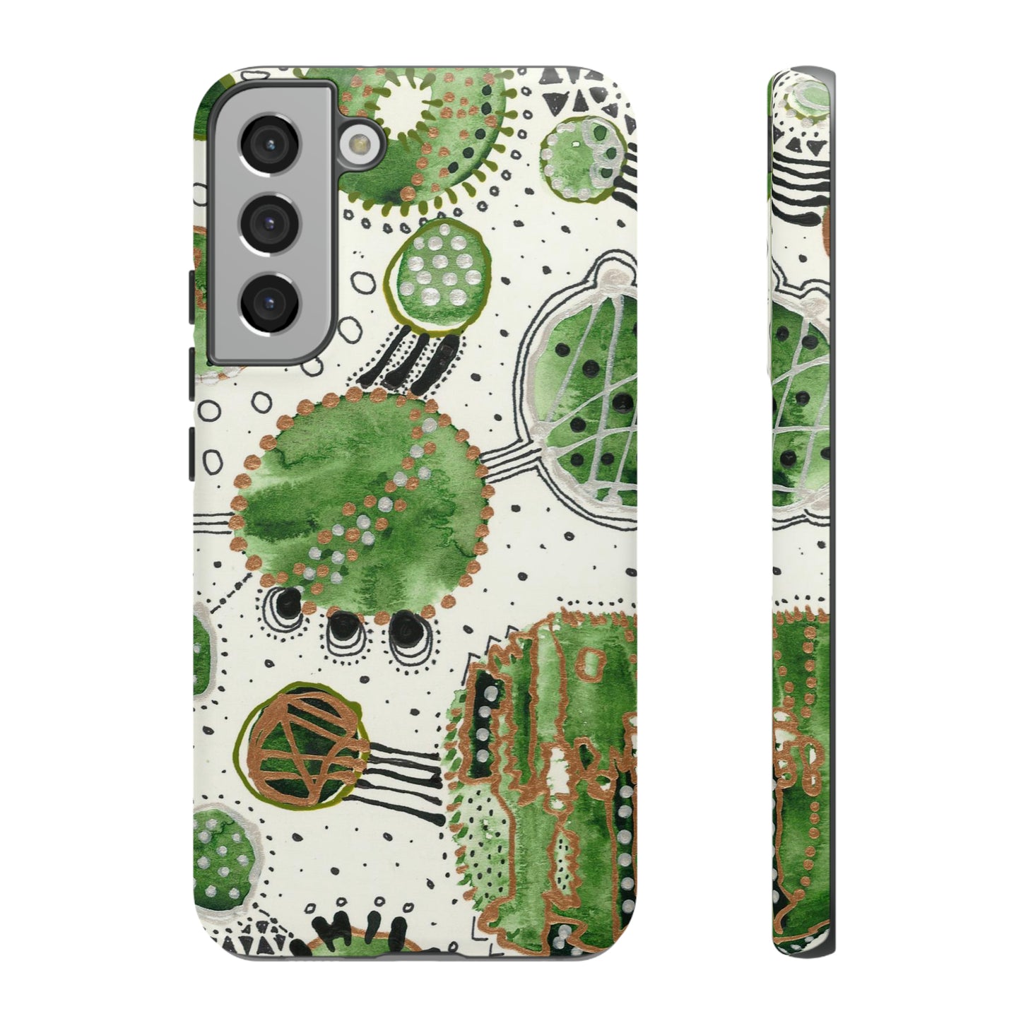 Phone Case - Green Bliss Bubbles