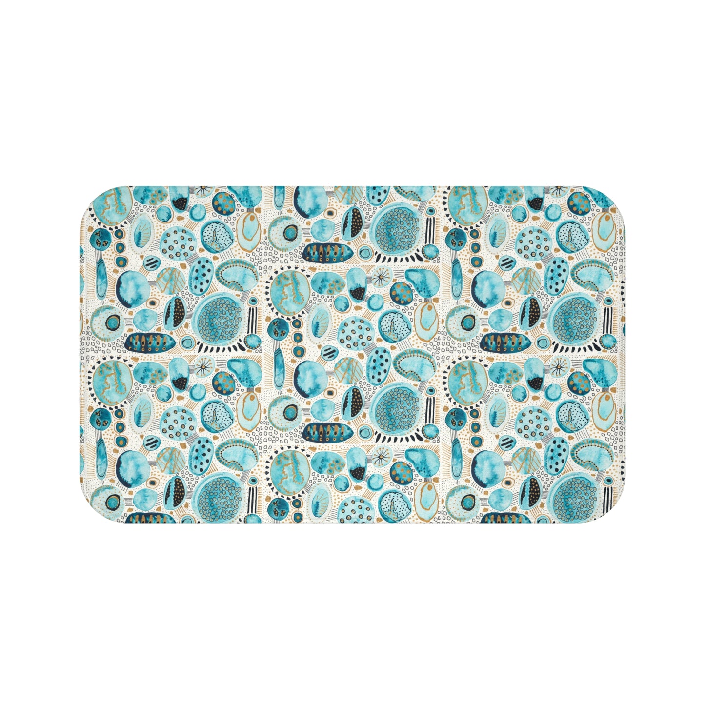 Bath Mat: Aqua Bliss Bubbles