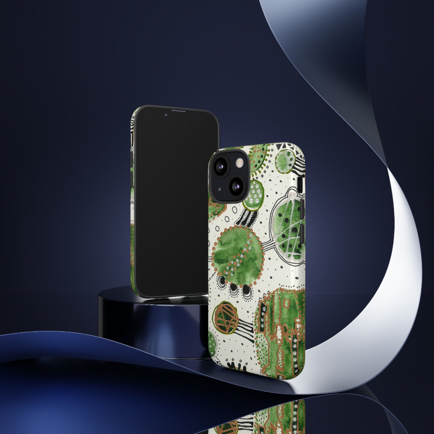 Phone Case - Green Bliss Bubbles