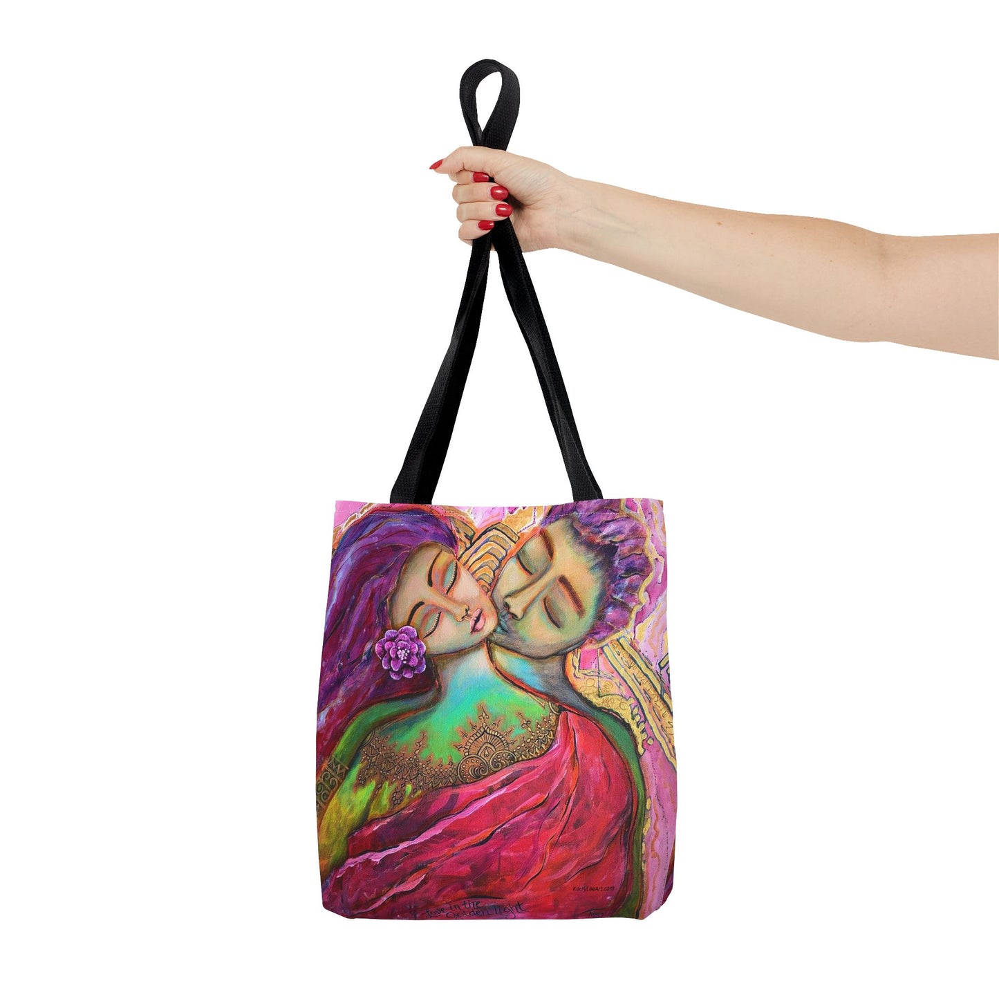 "Love in the Golden Light" Printed Tote Bag
