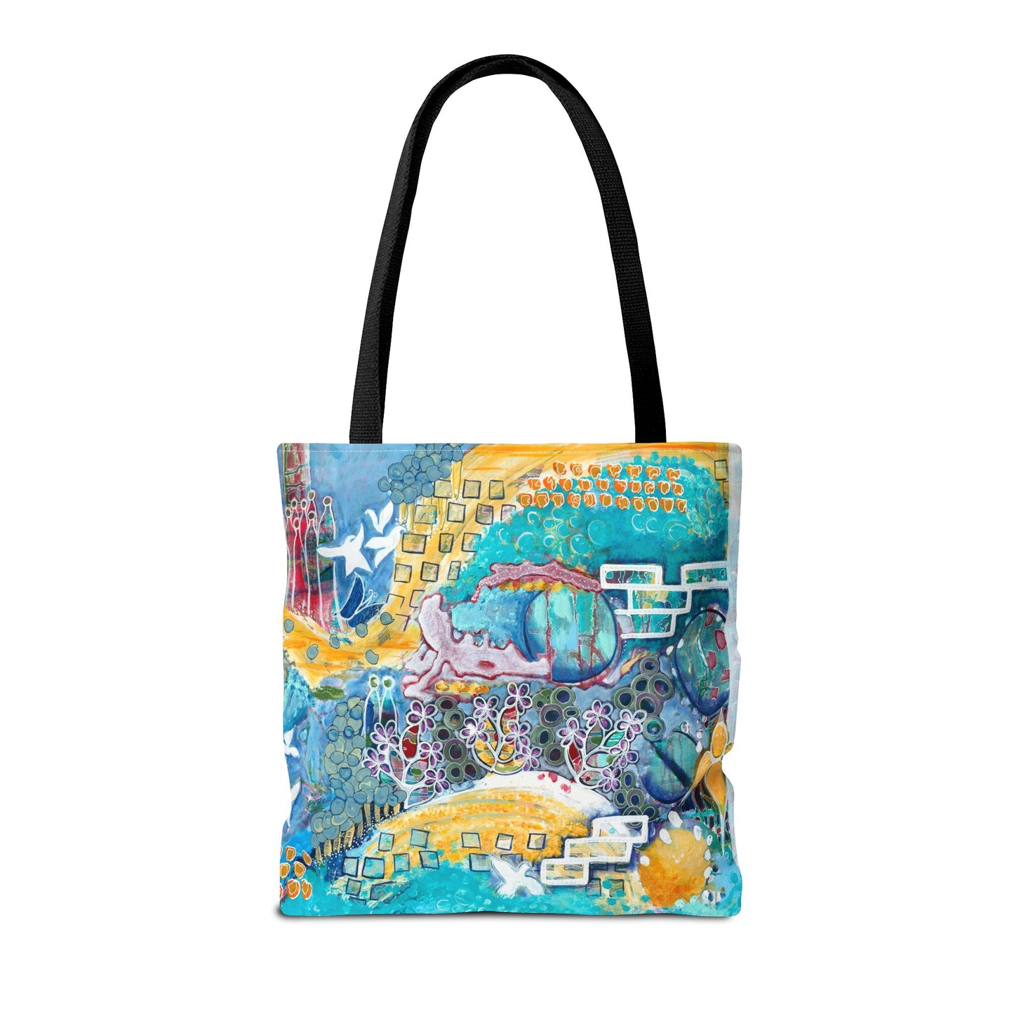 "Sun Sea Sky" Printed Tote Bag