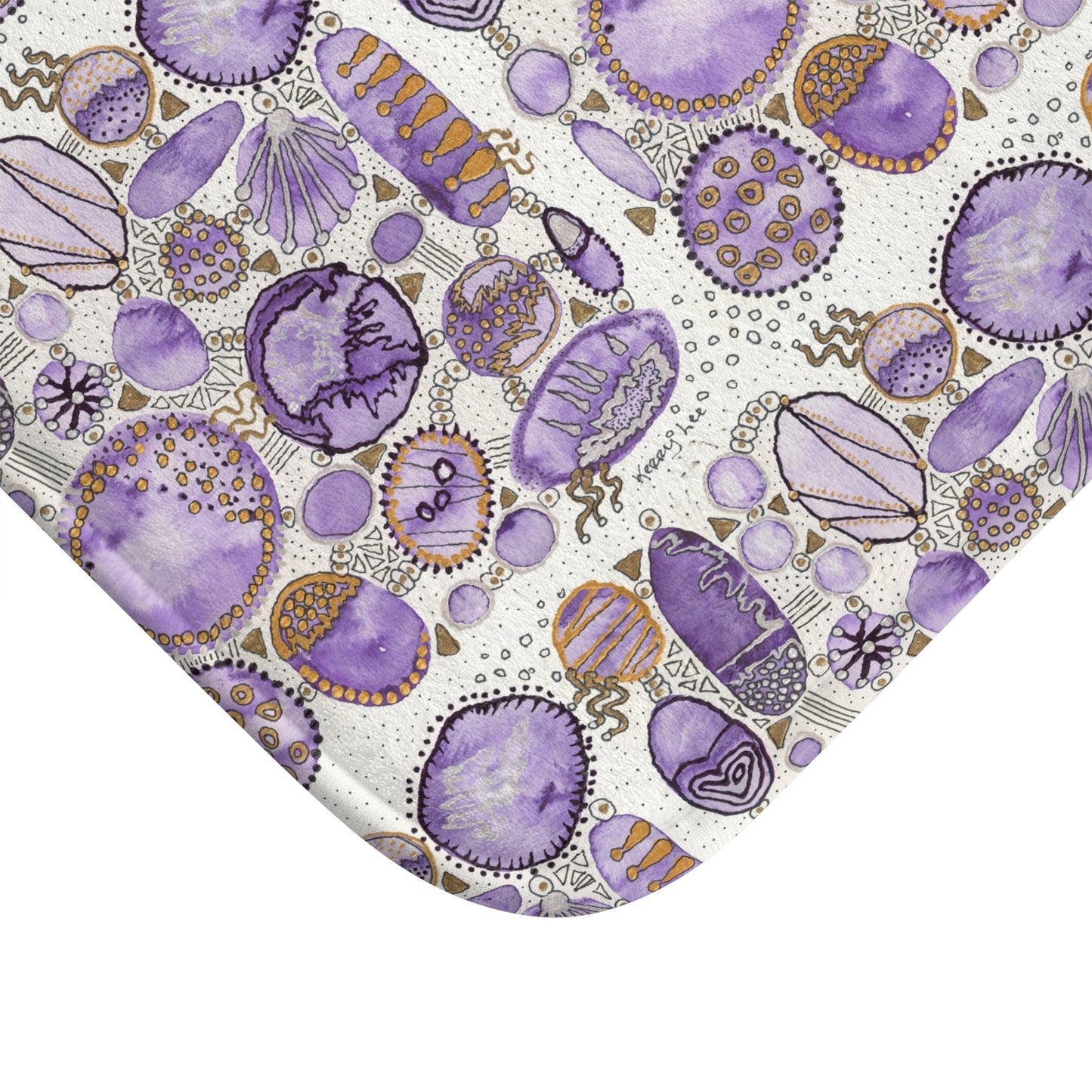 Bath Mat: Purple Bliss Bubbles