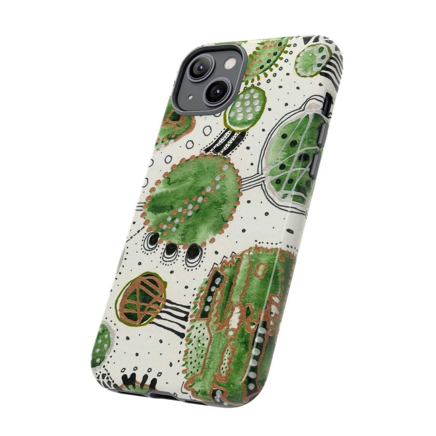 Phone Case - Green Bliss Bubbles