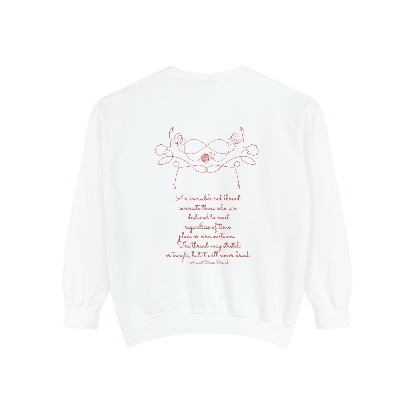 Red Thread Dancing Women Garment-Dyed Sweatshirt