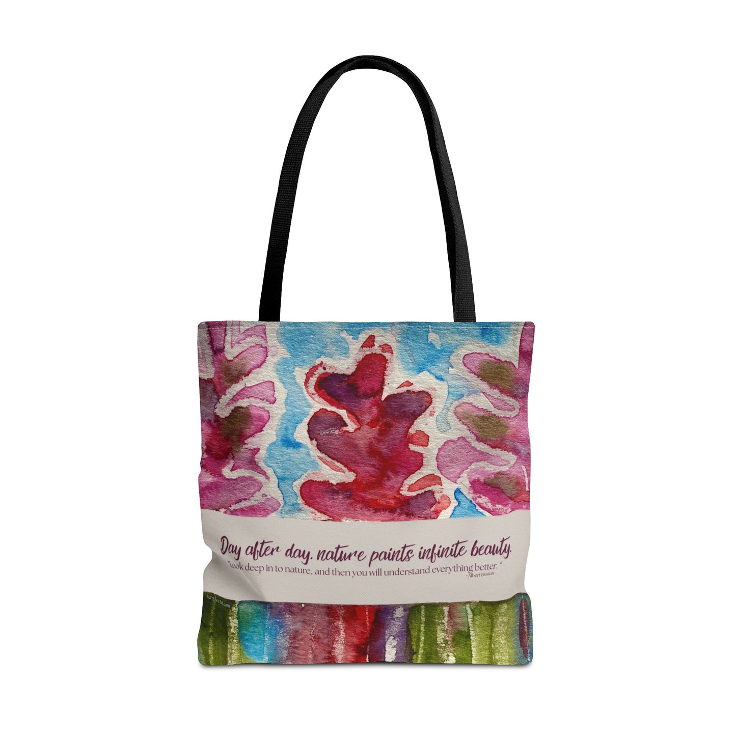 "Nature Paints" Tote Bag
