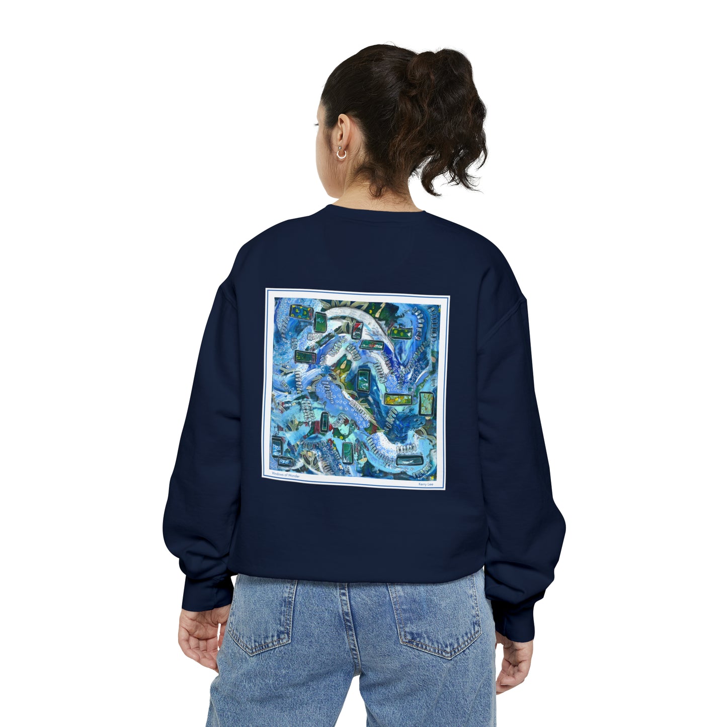 "Windows of Wonder" Garment-Dyed Sweatshirt