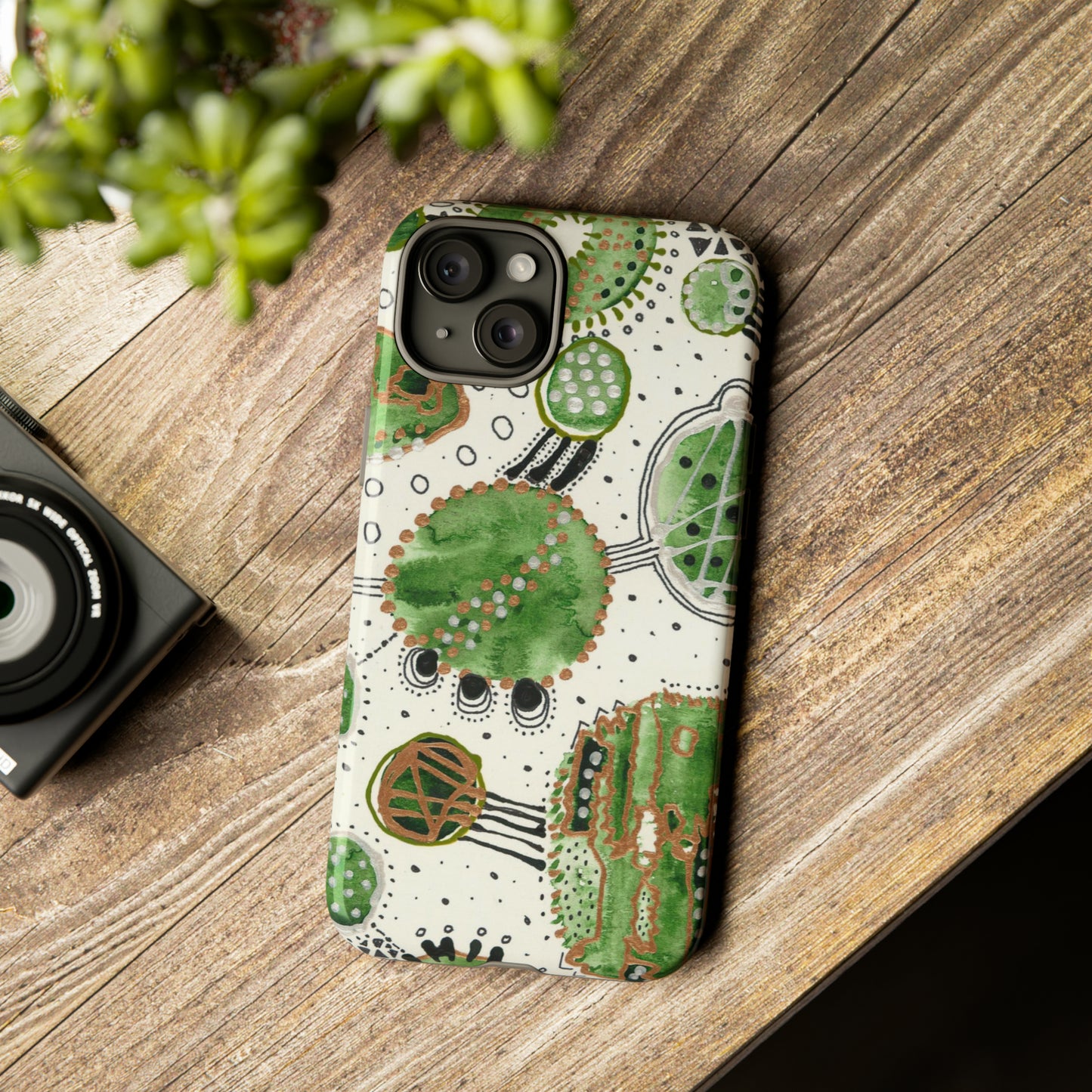 Phone Case - Green Bliss Bubbles
