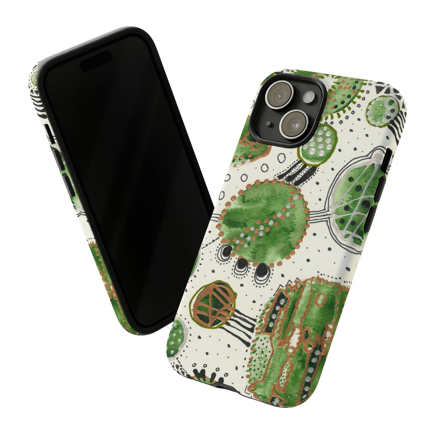 Phone Case - Green Bliss Bubbles