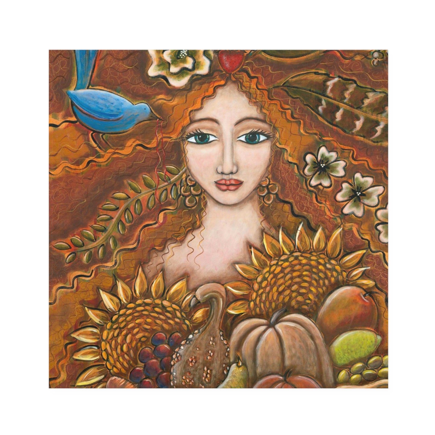 Cloth Napkins: She Harvests Abundance