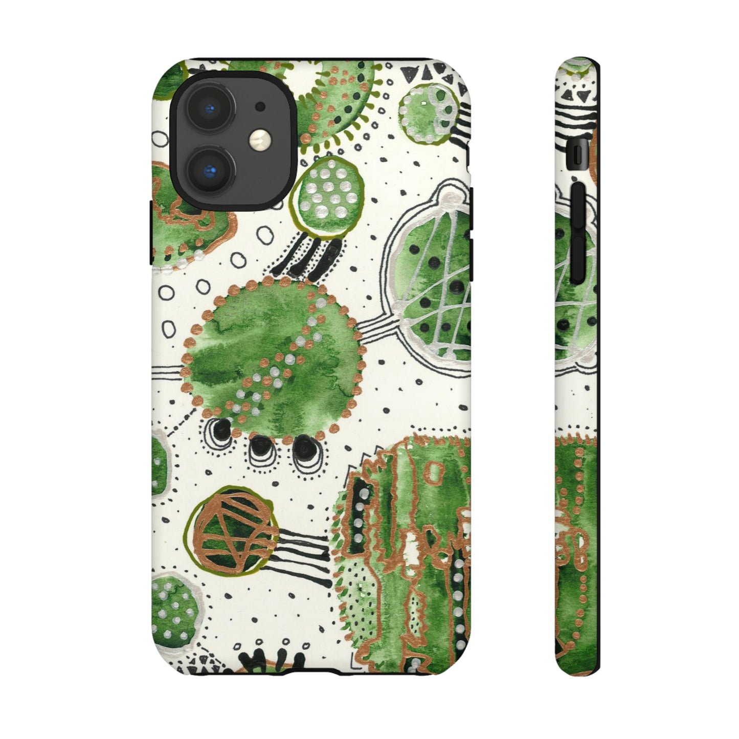 Phone Case - Green Bliss Bubbles