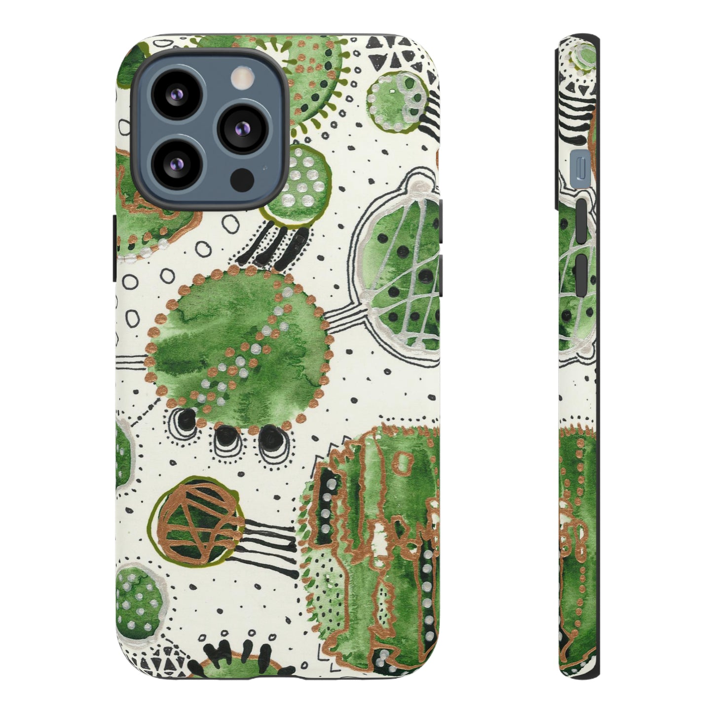 Phone Case - Green Bliss Bubbles