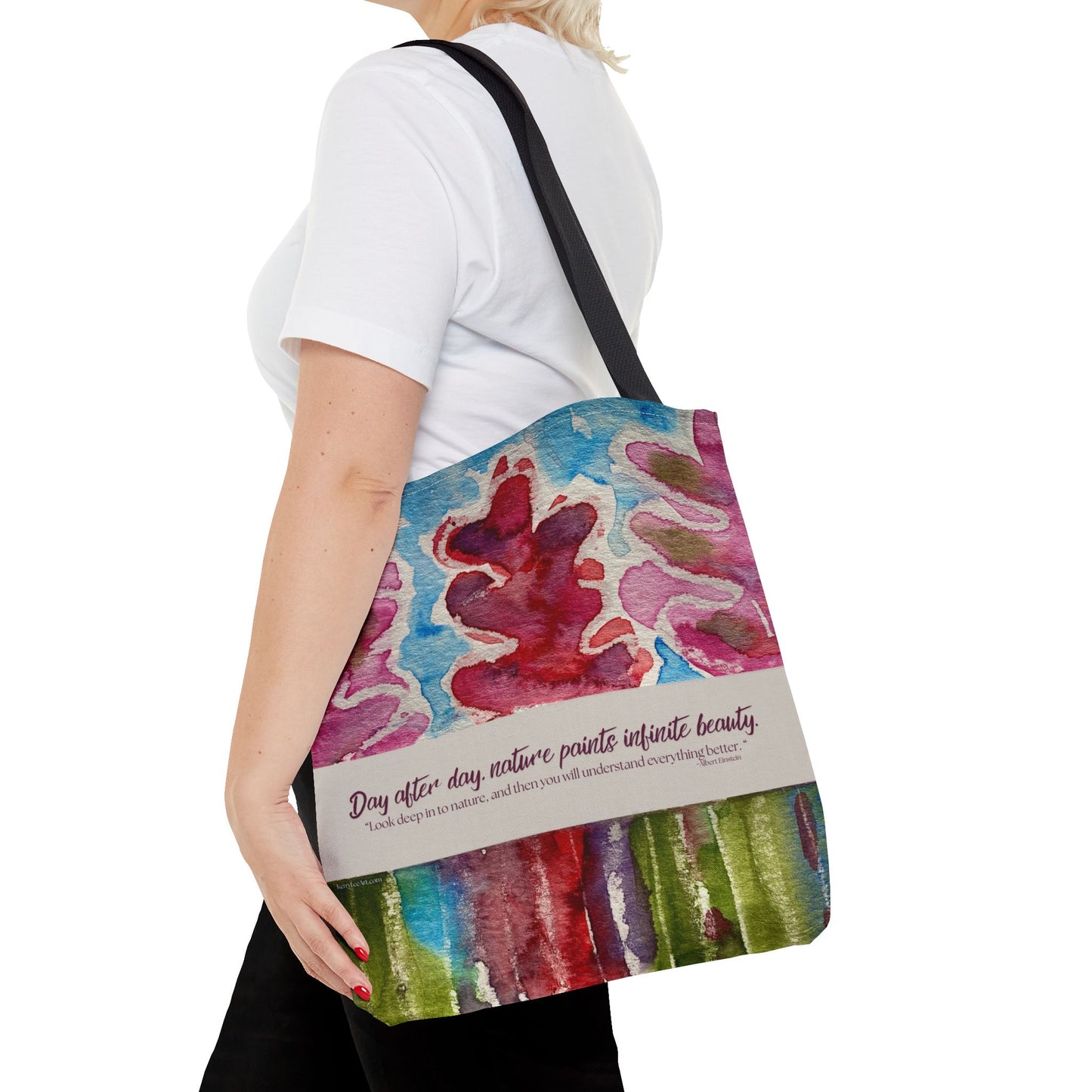 "Nature Paints" Tote Bag