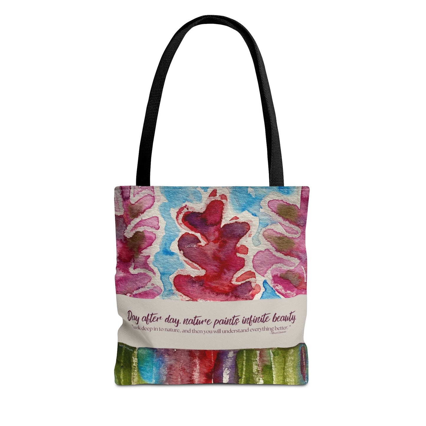 "Nature Paints" Tote Bag
