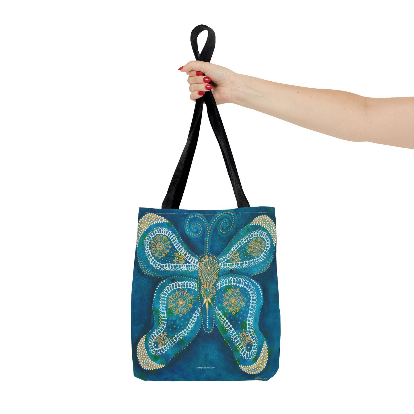 "Harbinger of Balance Butterfly" Printed Tote Bag