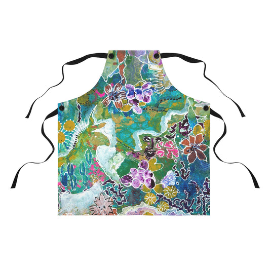 Apron: "Meditation in Blues"