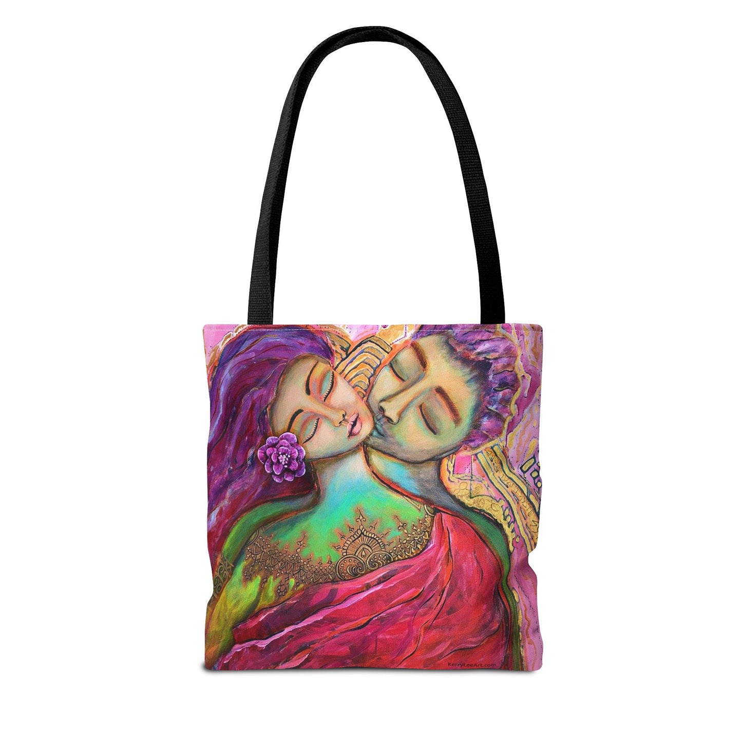 "Love in the Golden Light" Printed Tote Bag